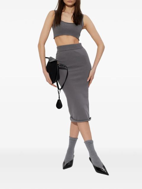 ENTIRE STUDIOS cropped top - Grey - zdjęcie produktu nr 2