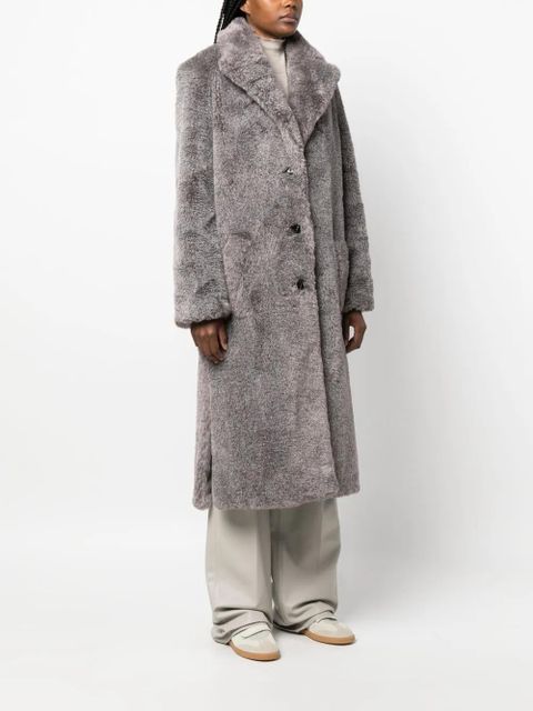 Zadig&Voltaire Monaco faux-fur coat - Grey