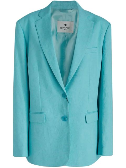 ETRO jacquard blazer - Blue - zdjęcie produktu nr 1