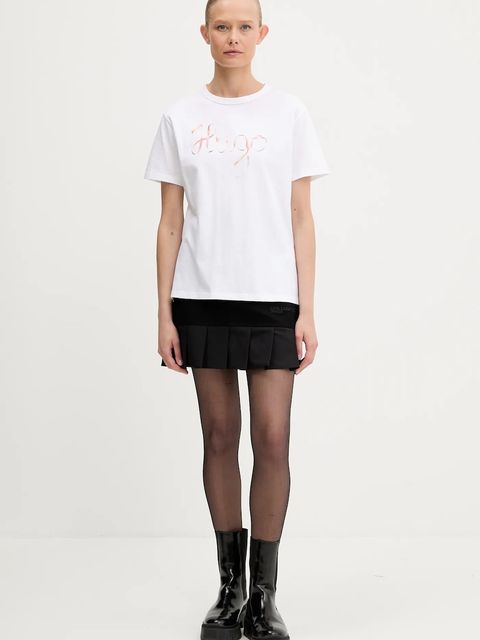 HUGO t-shirt bawełniany Damacia_5 - zdjęcie produktu nr 1