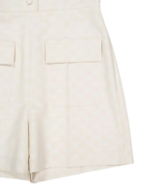 Gucci Gabardine playsuit - Neutrals