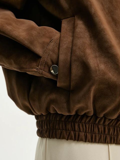 Answear.LAB kurtka kolor brązowy przejściowa