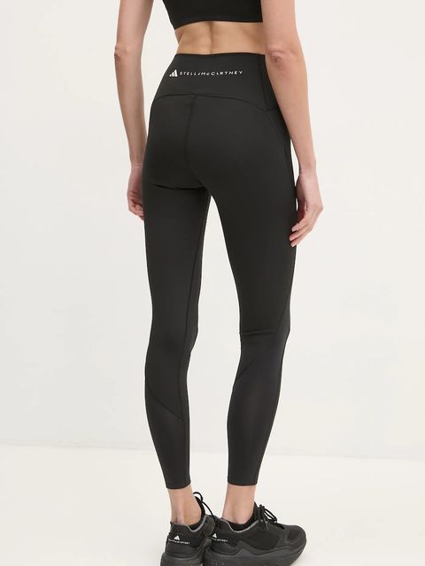 adidas by Stella McCartney legginsy treningowe TruePurpose Optime kolor czarny gładkie JF3796 - zdjęcie produktu nr 2