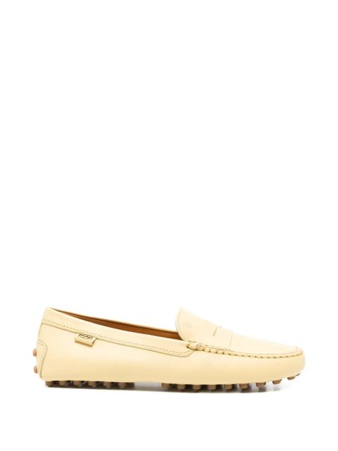 Tod's penny-strap leather loafers - Yellow - zdjęcie produktu nr 1