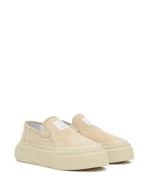 MM6 Maison Margiela leather sneakers - Neutrals - zdjęcie produktu nr 2