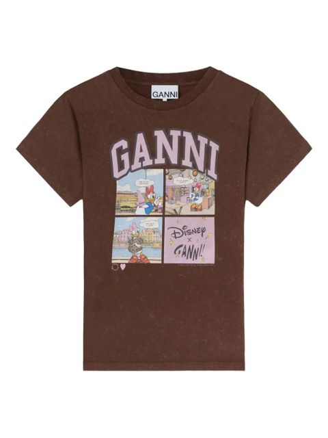 GANNI x Disney graphic T-Shirt - Brown - zdjęcie produktu nr 1