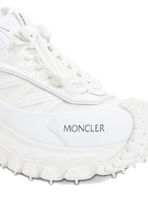 Moncler logo-print sneakers - White