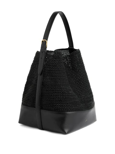 TOTEME belted woven tote bag - Black - zdjęcie produktu nr 2