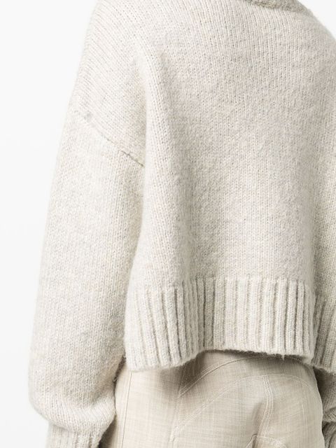 Cult Gaia Cori roll-neck knit jumper - Neutrals
