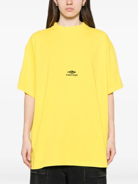 Balenciaga logo T-shirt - Yellow