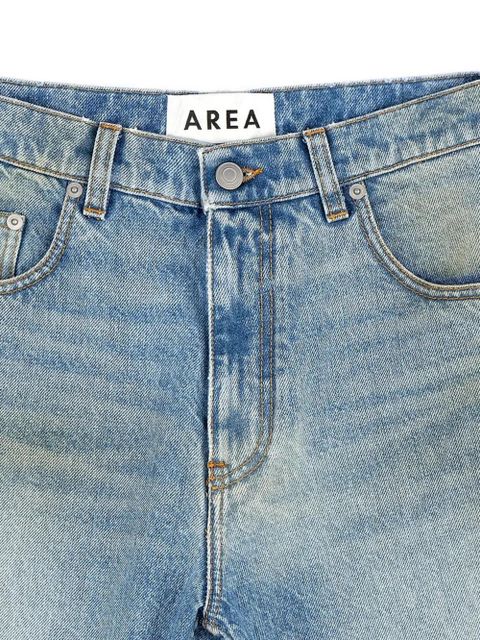 AREA distressed denim shorts - Blue - zdjęcie produktu nr 2