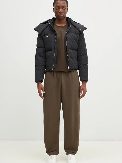 Pangaia kurtka kolor czarny zimowa 10002298