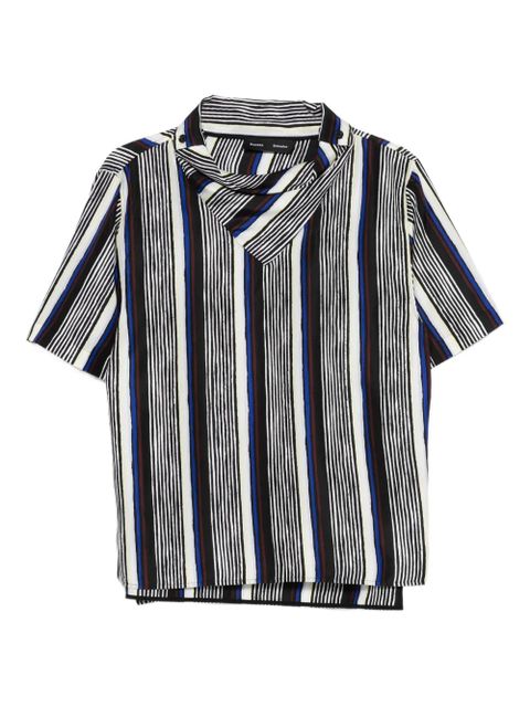 Proenza Schouler striped top - Black - zdjęcie produktu nr 1