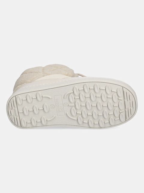 Love Moschino śniegowce kolor beżowy JA24412G0NISJ12A