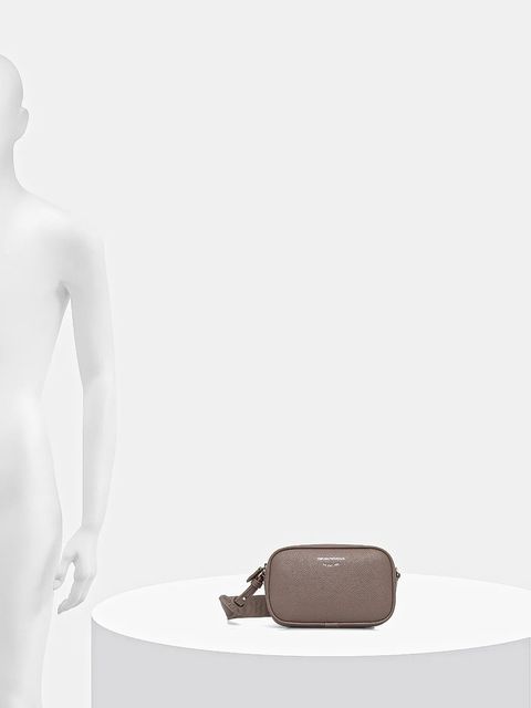 Emporio Armani torebka kolor brązowy EW000537 AF12036