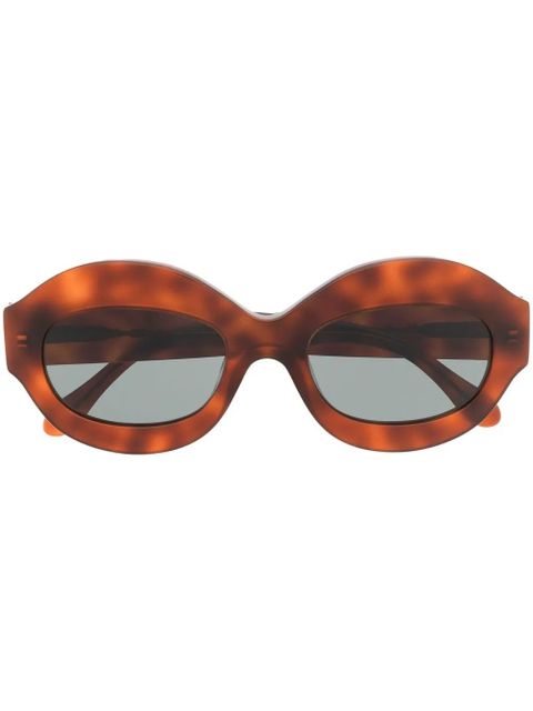 Marni Eyewear tortoiseshell round-frame sunglasses - Brown - zdjęcie produktu nr 1
