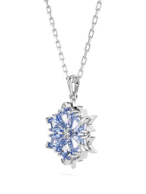 Swarovski Magic snowflake crystal necklace - Blue