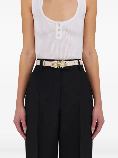 Ferragamo Gancini-buckle reversible belt - Pink