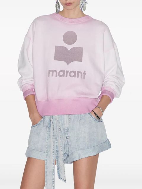 MARANT ÉTOILE Mobyli logo-print sweatshirt - Purple