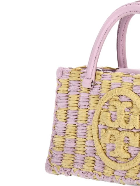 Tory Burch small Ella logo-appliqué tote bag - Purple