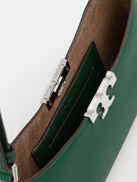 Tory Burch torebka bawełniana Eleanor Soft Slim kolor zielony 174850.301 - zdjęcie produktu nr 2