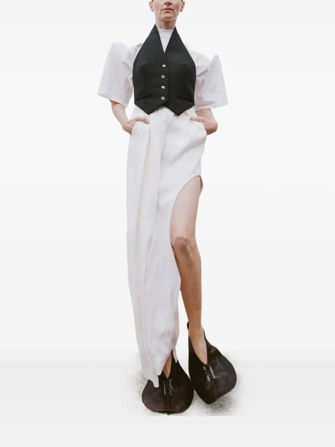 A.W.A.K.E. Mode button-embellishment top - Black