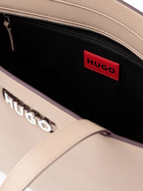 HUGO torebka kolor beżowy 50541884