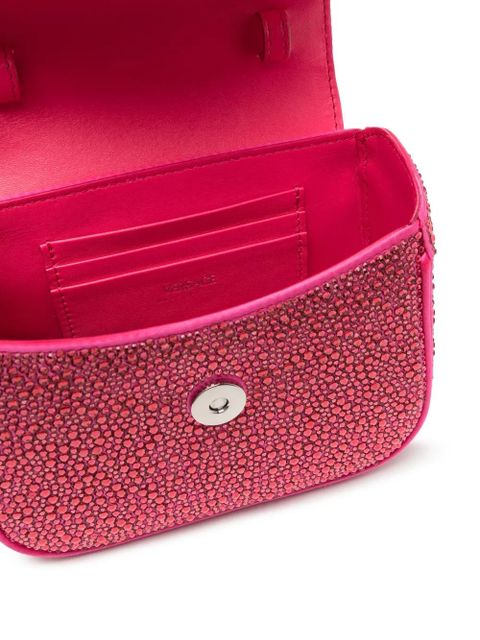 Versace La Medusa crystal-embellished mini bag - Pink