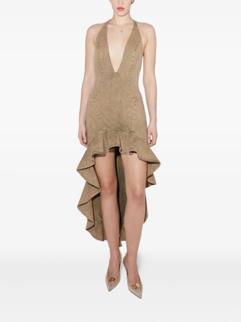 MISBHV Ibiza flounce mini dress - Brown - zdjęcie produktu nr 1