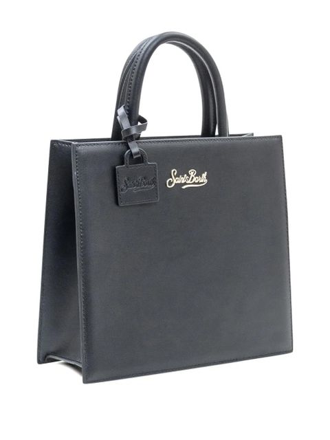 MC2 Saint Barth top-handle logo-detail satchel bag - Black - zdjęcie produktu nr 2