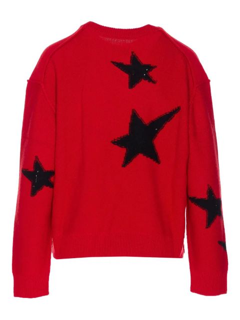 Zadig&Voltaire Markuz star-embroidered cashmere sweater - zdjęcie produktu nr 2