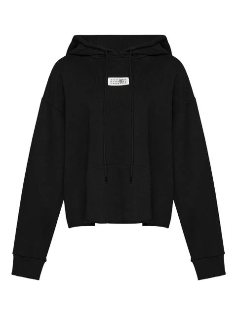 MM6 Maison Margiela cotton hoodie - Black - zdjęcie produktu nr 1