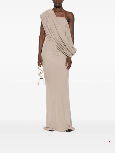 Christopher Esber draped one-shoulder dress - Neutrals - zdjęcie produktu nr 2
