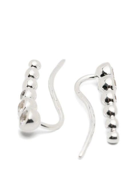Missoma tennis climber stud earrings - Silver - zdjęcie produktu nr 2