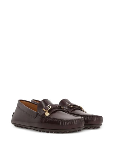 Tod's buckle-detail leather loafers - Brown - zdjęcie produktu nr 2