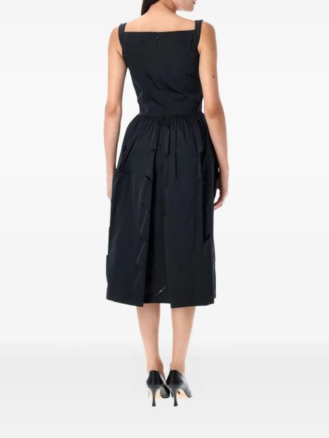 Vivienne Westwood draped distressed midi cocktail dress - Black