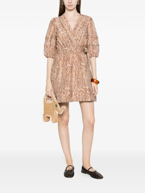 Ba&Sh Robe Teodora mini dress - Neutrals - zdjęcie produktu nr 2