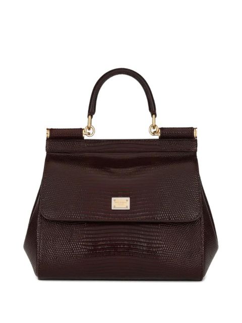 Dolce & Gabbana medium Sicily tote bag - Red - zdjęcie produktu nr 1