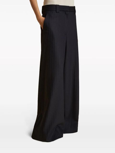 KHAITE Jacob wide-leg trousers - Black