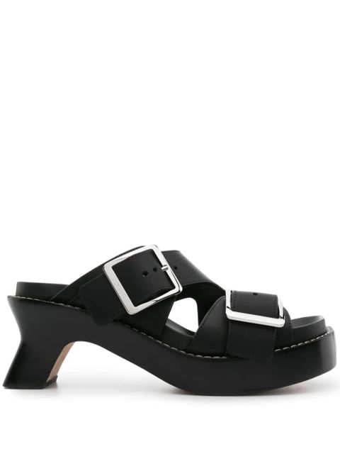 LOEWE 70mm Ease buckle-straps mules - Black - zdjęcie produktu nr 1