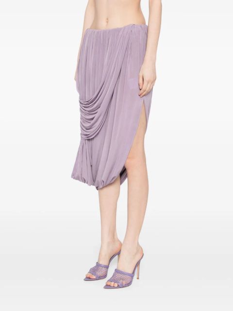 Christopher Esber Swept draped skirt - Purple