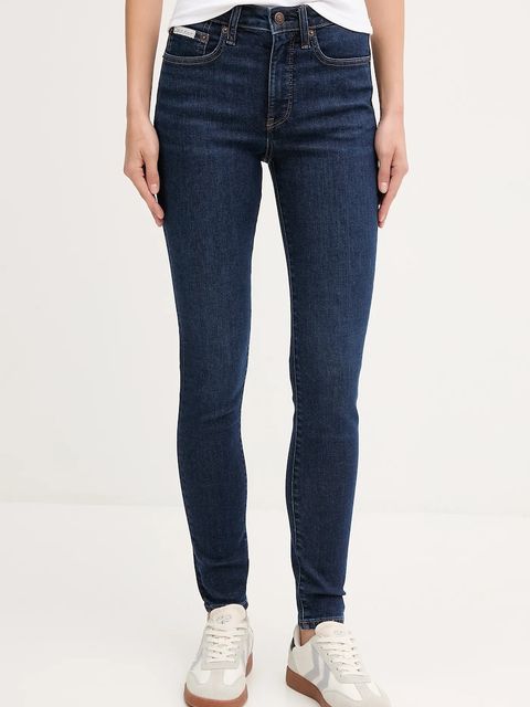 Calvin Klein Jeans jeansy damskie kolor granatowy LV047B772G - zdjęcie produktu nr 1