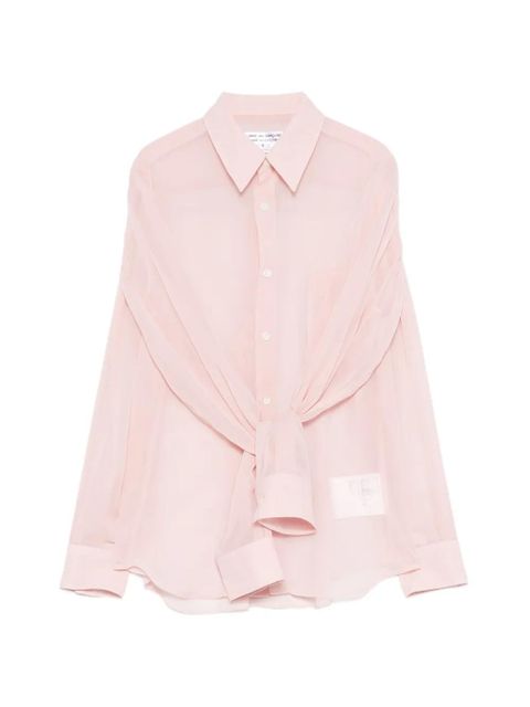 Comme Des Garçons tied shirt - Pink - zdjęcie produktu nr 1