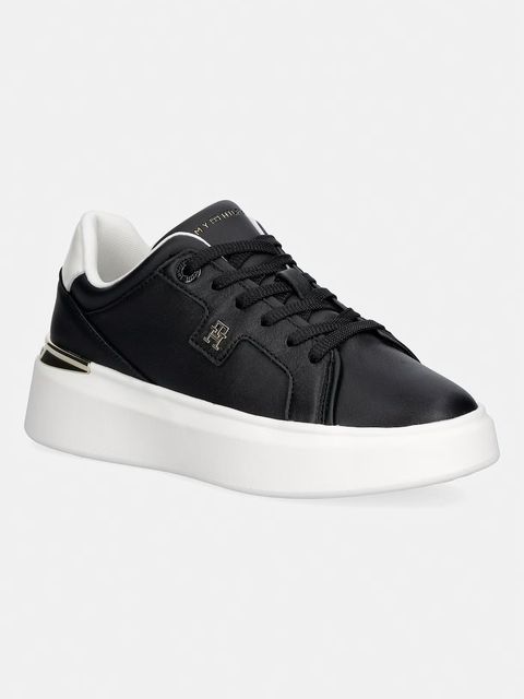 Tommy Hilfiger TH CHIC PLATFORM sneakersy damskie skórzane - zdjęcie produktu nr 1