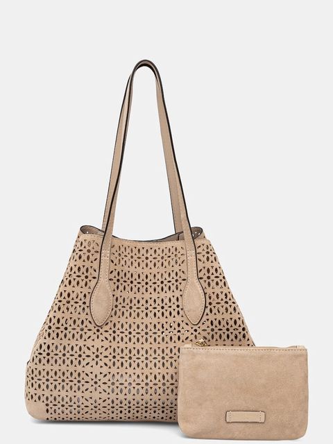 Gianni Chiarini torebka shopper damska zamszowa MASHUP - zdjęcie produktu nr 1