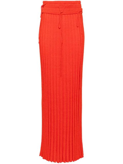 Christopher Esber Straccio skirt - Orange - zdjęcie produktu nr 1