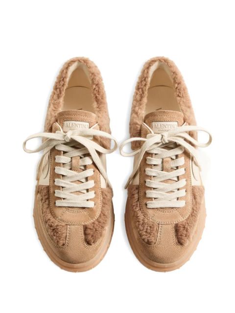 Valentino Garavani Upvillage leather sneakers - Neutrals