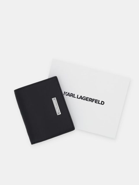 Karl Lagerfeld portfel IKON damski kolor czarny B1W32004