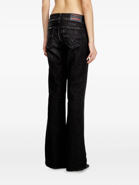 Diesel D-Hush 09N50 patch pocket jeans - Black