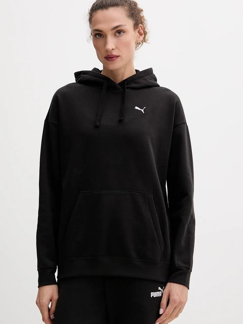 Puma bluza damska kolor czarny z kapturem z aplikacją 684976 - zdjęcie produktu nr 1